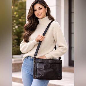 SAS Leather Bag Black